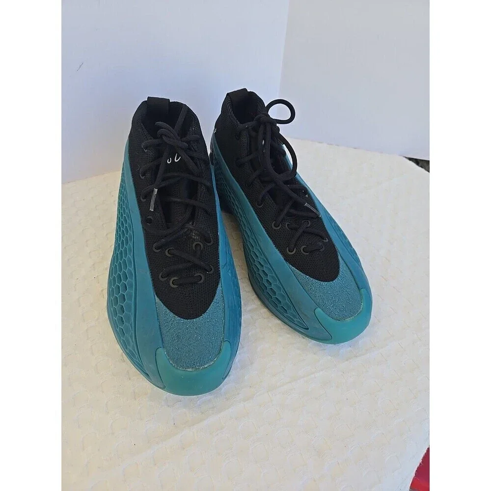 Adidas AE 1 Anthony Edwards Men Size 7 Wave Blue Black Basketball Shoes
